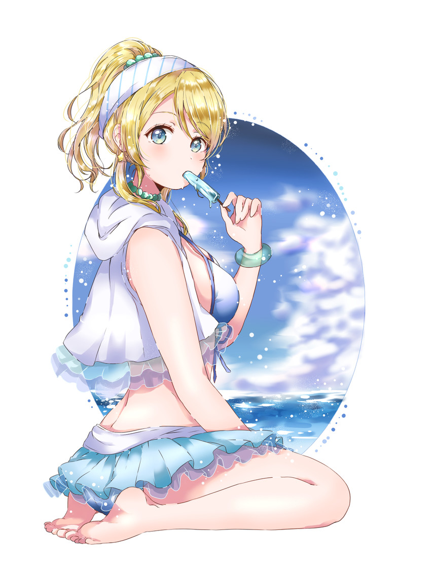 ayase eli (love live! and 1 more) drawn by kaisou_(0731waka)