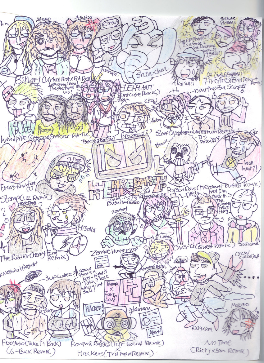 kaga, souryuu asuka langley, akatsuki, atago, hiiragi kagami, and 14 more (kantai collection and 13 more) drawn by gungly95
