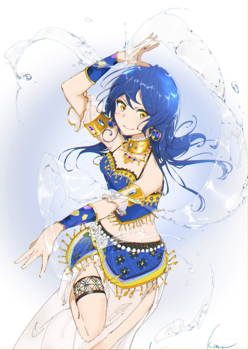 sonoda umi (love live! and 2 more) drawn by kusumura