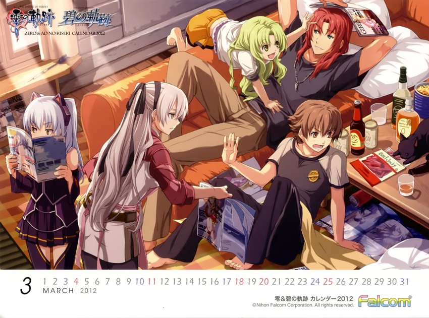 tio plato, elie macdowell, lloyd bannings, randolph orlando, and kea (eiyuu densetsu and 1 more)