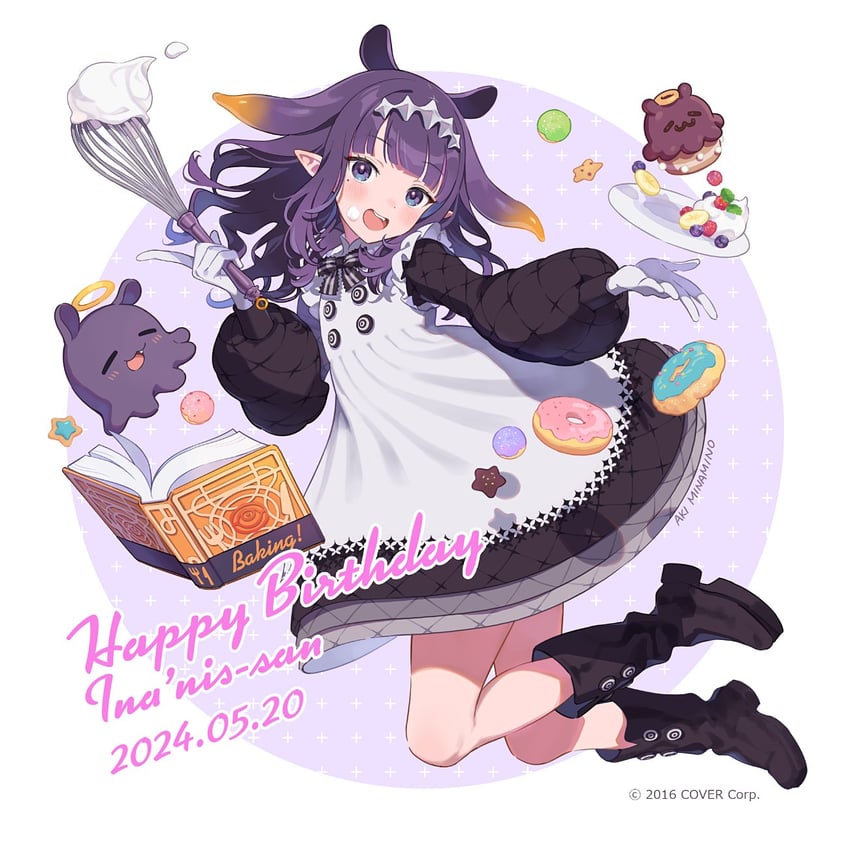 ninomae ina'nis, takodachi, and ao-chan (hololive and 1 more) drawn by poo_(donkan_gokko)