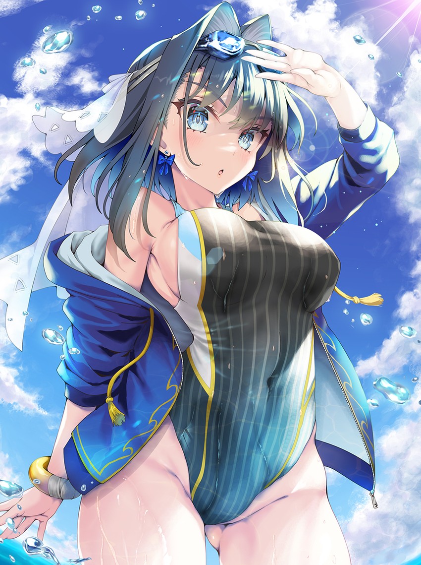 ouro kronii (hololive and 1 more) drawn by kubota_masaki