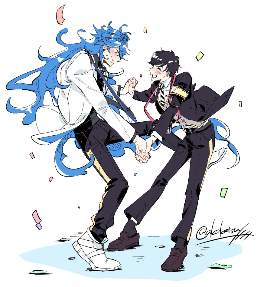 yuu and idia shroud (twisted wonderland) drawn by aka_no_jo