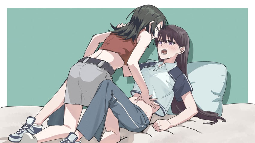 shiina taki and yahata umiri (bang dream! and 1 more) drawn by joker_(jjjokerrr233)