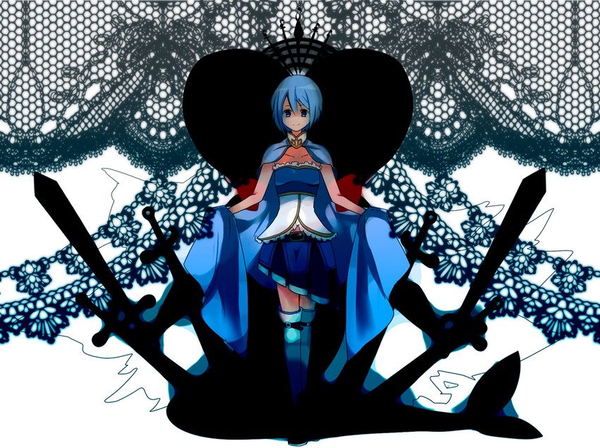miki sayaka and oktavia von seckendorff (mahou shoujo madoka magica) drawn by iseri
