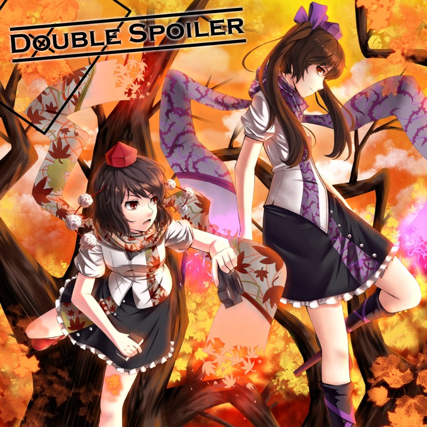 shameimaru aya and himekaidou hatate (touhou and 1 more) drawn by gayprince
