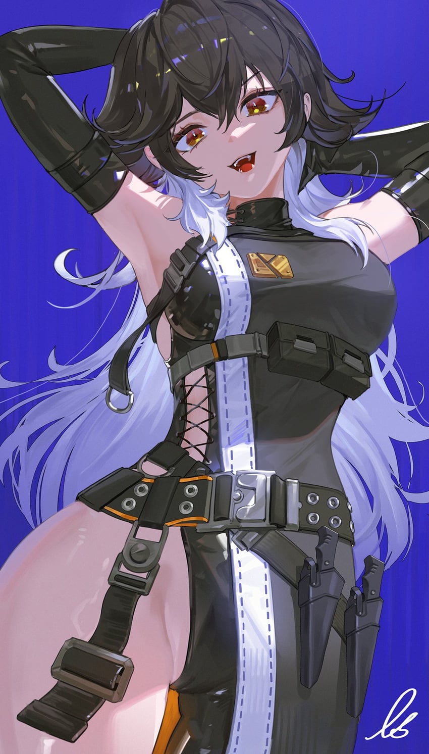 k (goddess of victory: nikke) drawn by sem_(honey_sv)