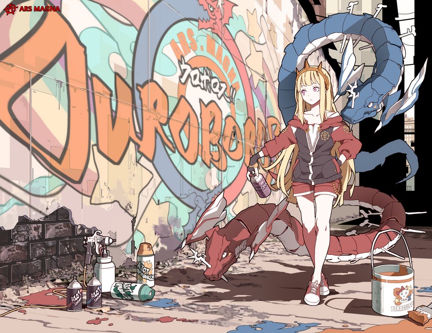 cagliostro and ouroboros (granblue fantasy) drawn by circle_a
