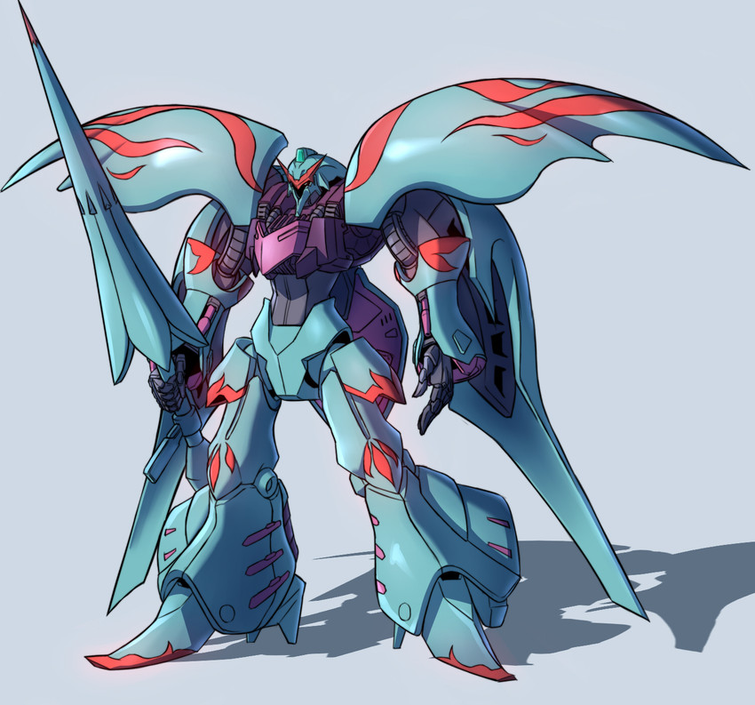 qubeley papillon (gundam and 1 more) drawn by tatsu_(ashcleef)