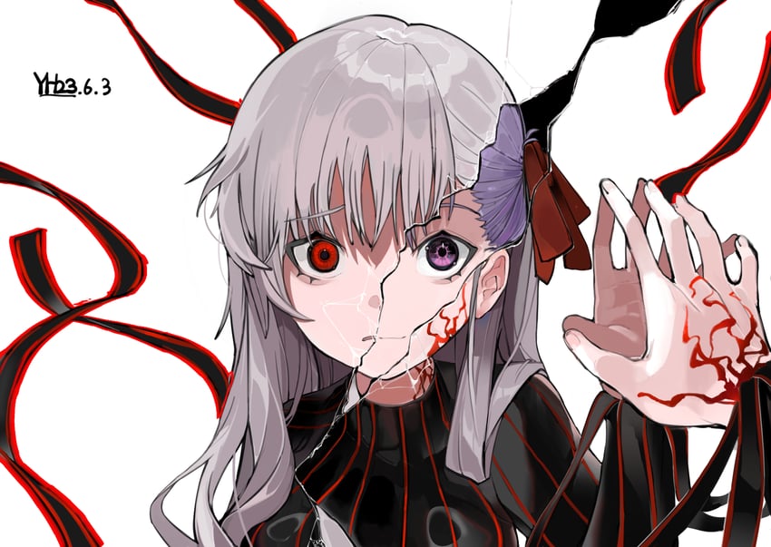 matou sakura and dark sakura (fate and 2 more) drawn by yuhezi
