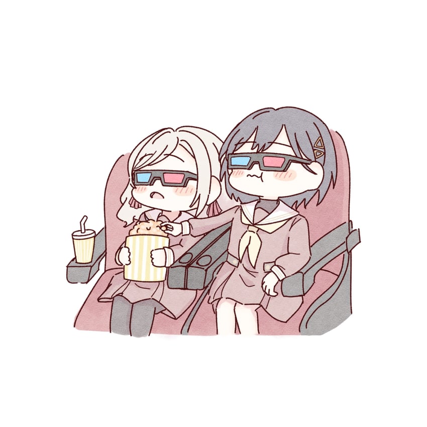 ceras yanagida lilienfeld and katsuragi izumi (love live! and 1 more) drawn by amano_tatsu