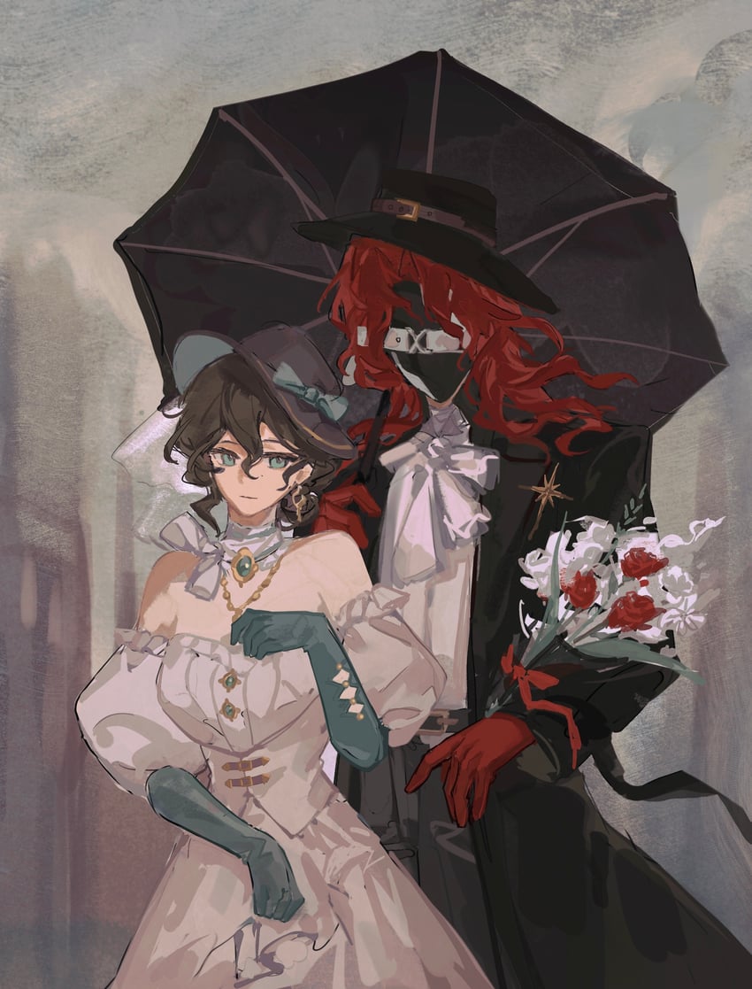 recoleta and aleph (reverse:1999) drawn by yelin_yoru
