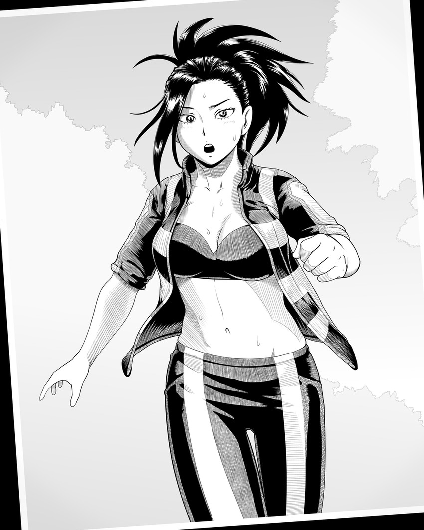 yaoyorozu momo (boku no hero academia) drawn by akimotsu_(akim_x)
