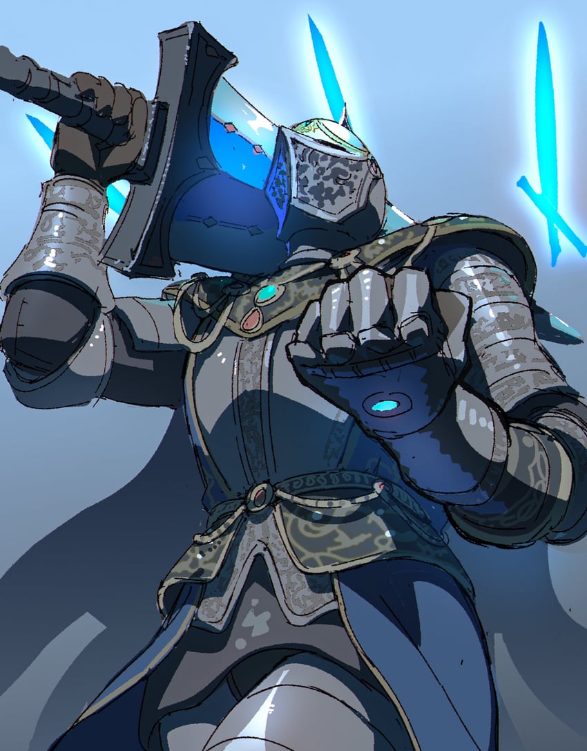 moonrithyll carian knight (elden ring and 1 more) drawn by aisendraw