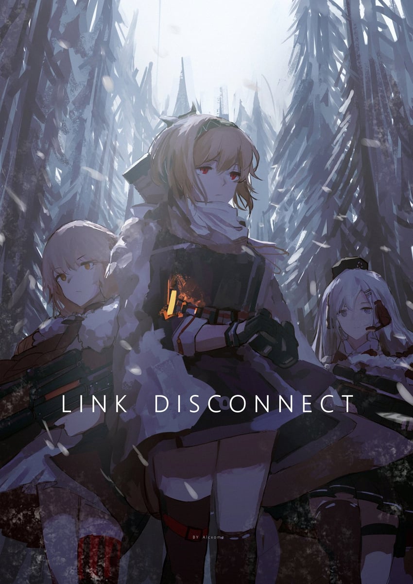ots-14, svd, and sv-98 (girls' frontline) drawn by alcxome