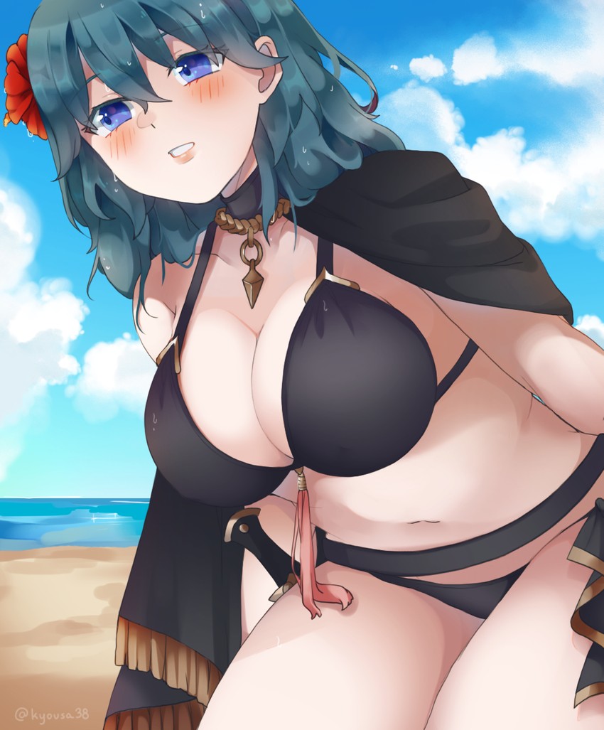 female byleth (fire emblem and 2 more) drawn by kyousa38