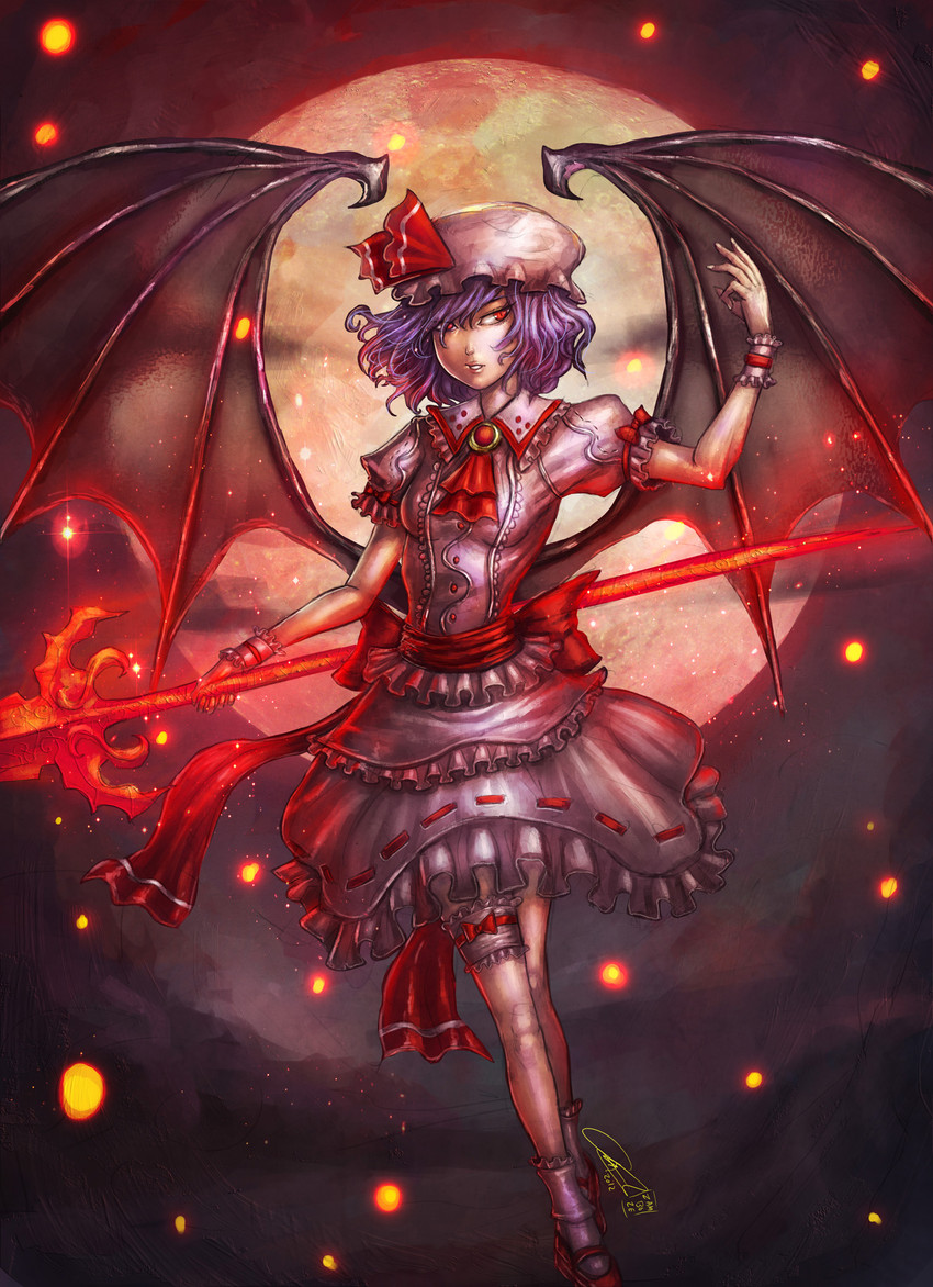 remilia scarlet (touhou) drawn by zamboze