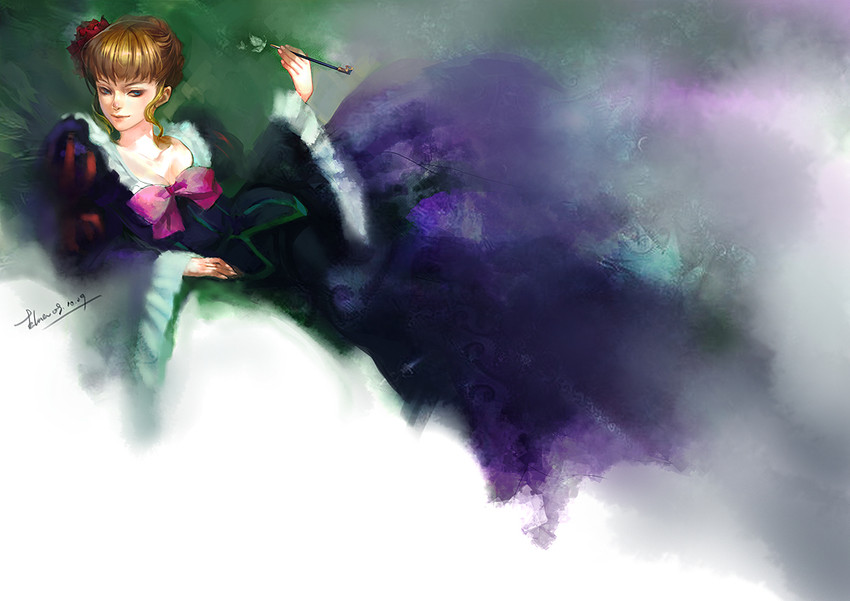 beatrice (umineko no naku koro ni) drawn by elna