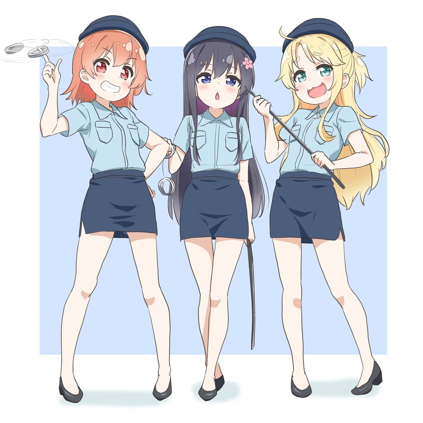 himesaka noa, shirosaki hana, and hoshino hinata (watashi ni tenshi ga maiorita!) drawn by warukusu