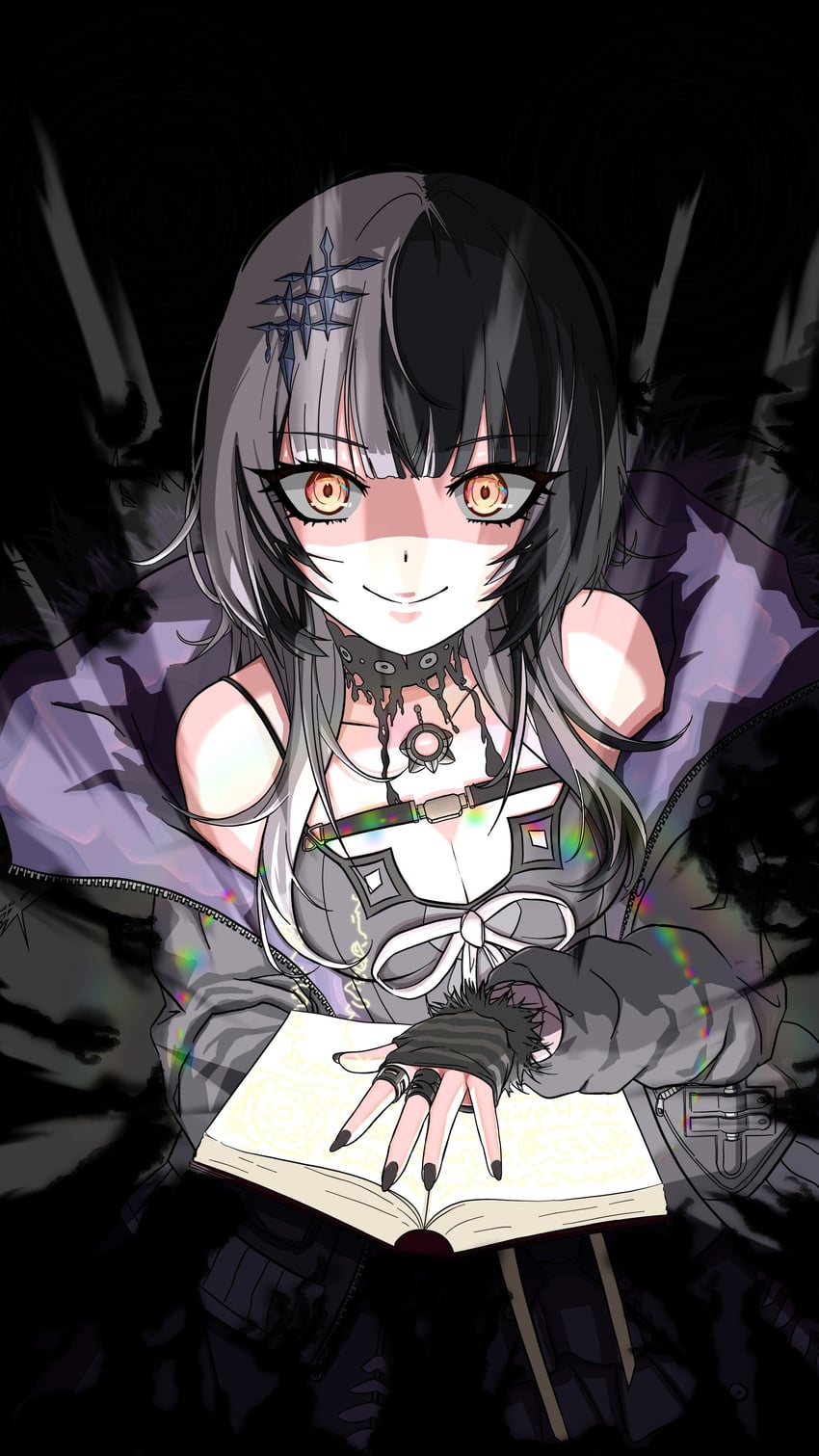 shiori novella (hololive and 1 more) drawn by chroza
