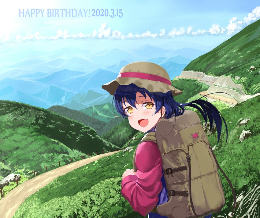 sonoda umi (love live! and 1 more) drawn by jyon