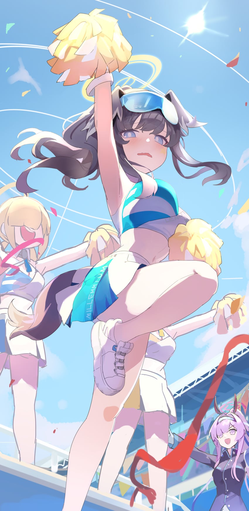 hibiki and utaha (blue archive) drawn by dongfang_gu_gu