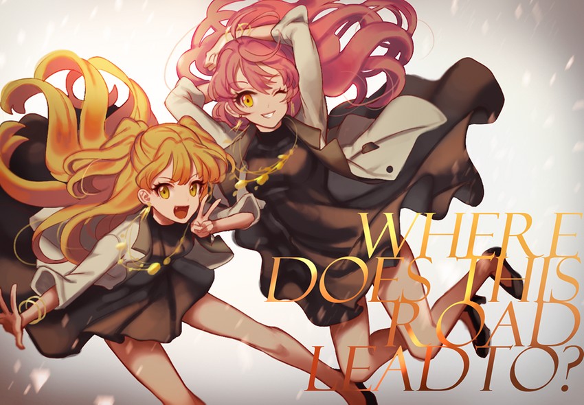 jougasaki mika and jougasaki rika (idolmaster and 1 more) drawn by cheong_ha