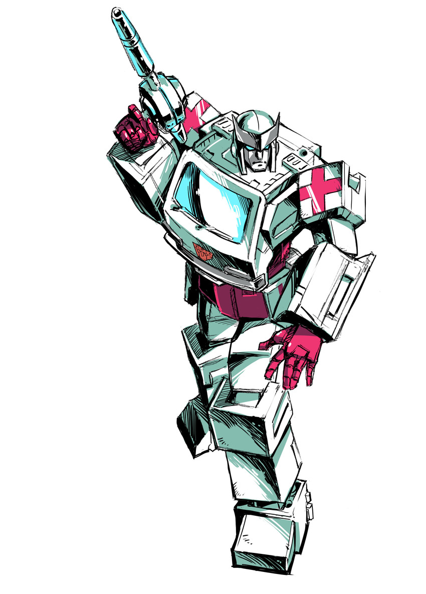 ratchet (transformers and 1 more) drawn by yasukuni_kazumasa
