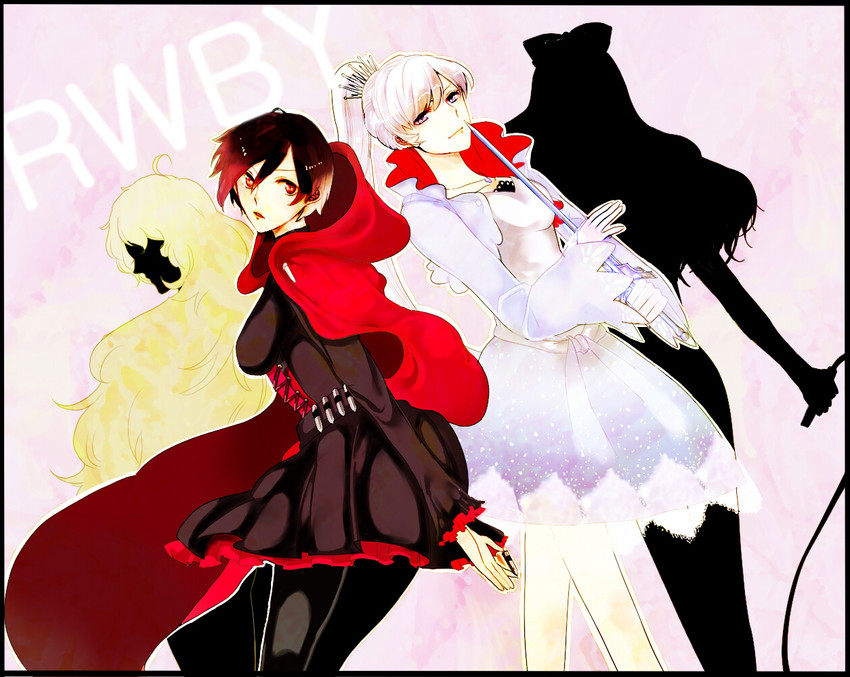 ruby rose, weiss schnee, yang xiao long, and blake belladonna (rwby)
