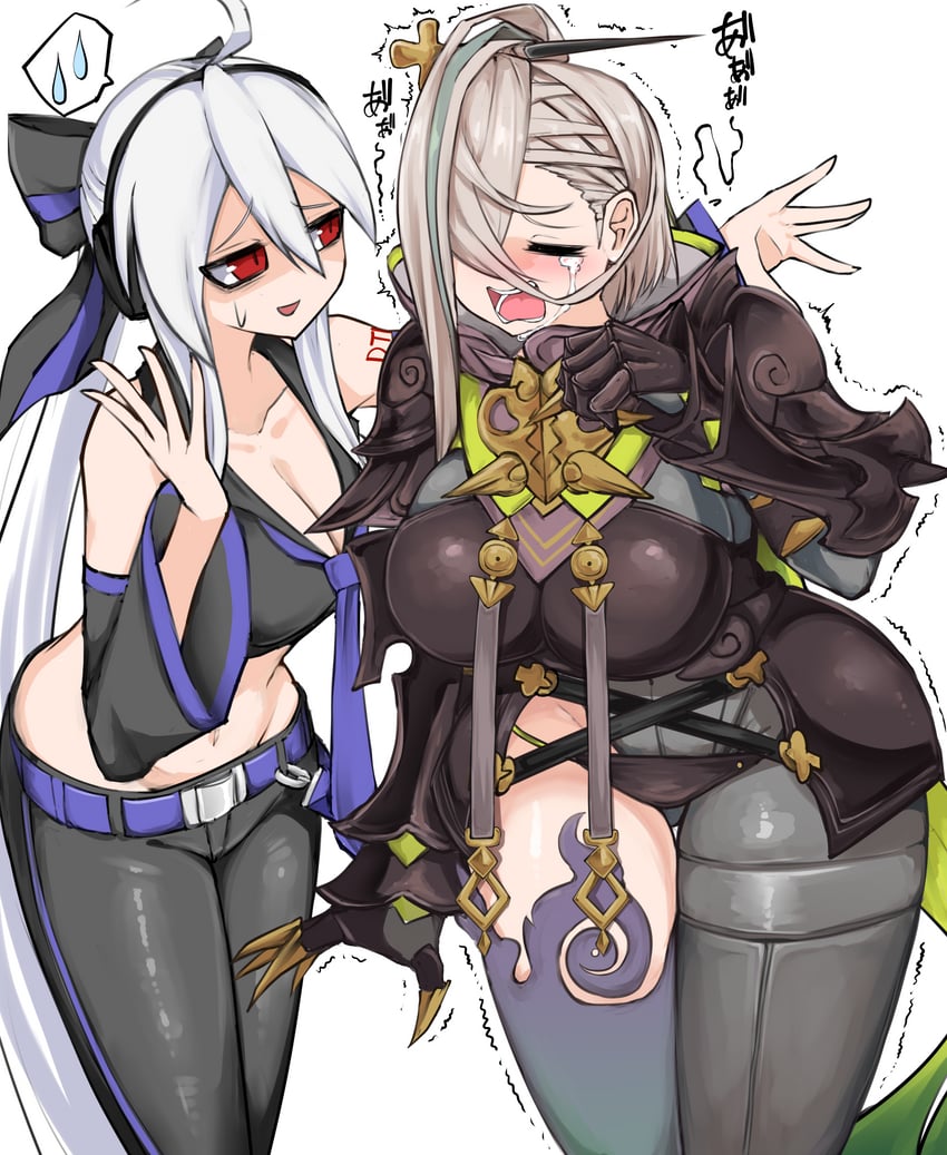 yowane haku and huyan zhuo (fate and 2 more) drawn by nubebenbe