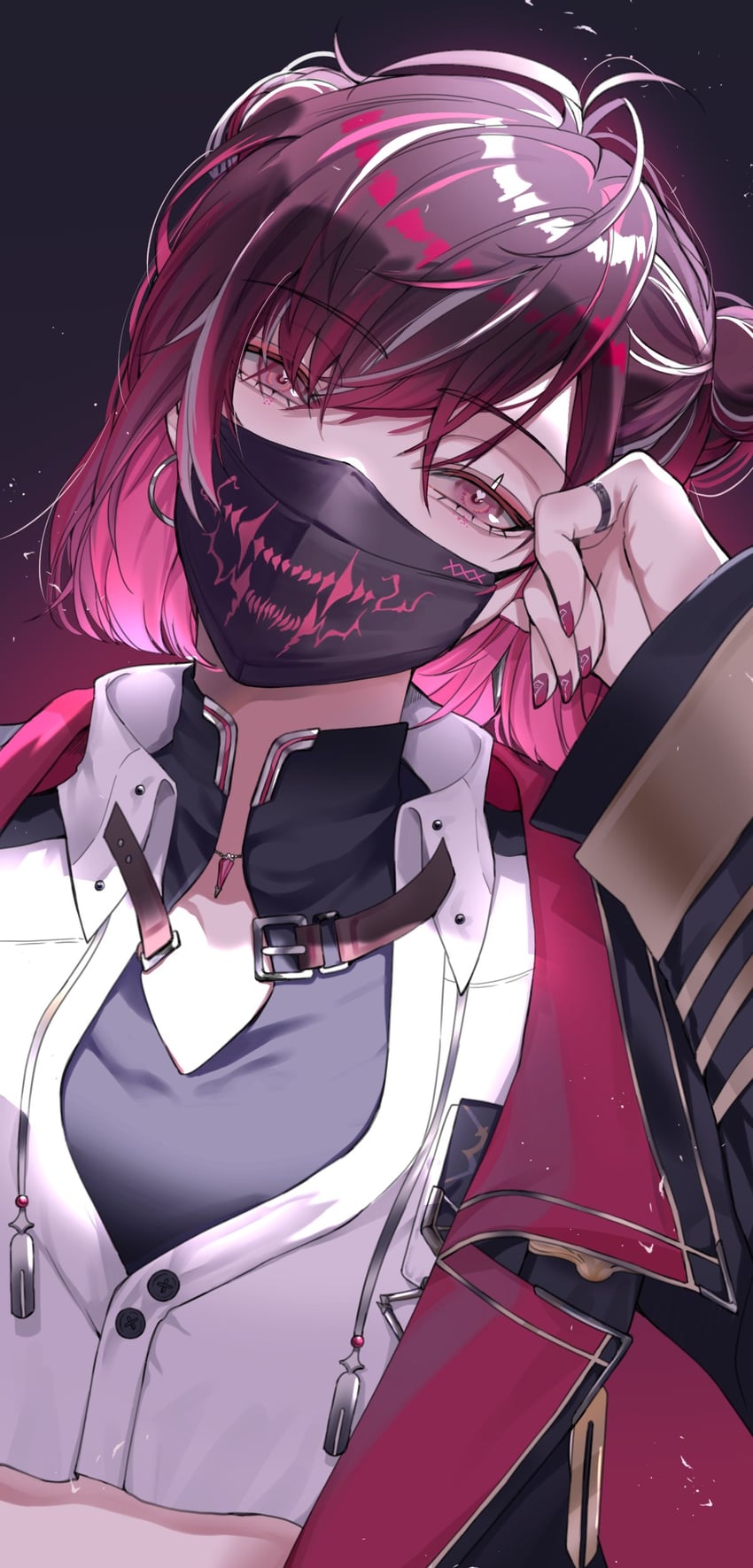 ver vermillion (nijisanji and 1 more) drawn by jii_(cheche98711466)