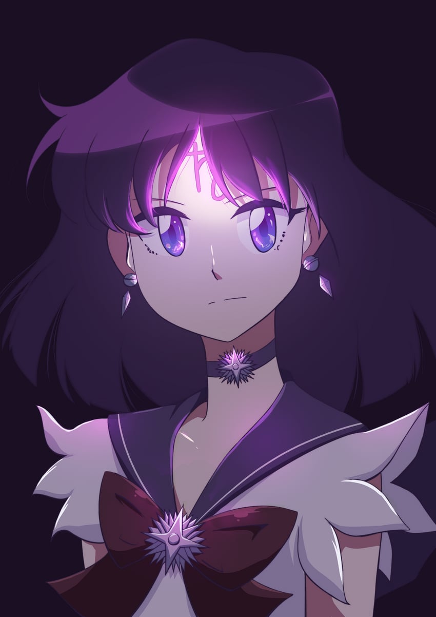 tomoe hotaru and sailor saturn (bishoujo senshi sailor moon) drawn by erbezdiez