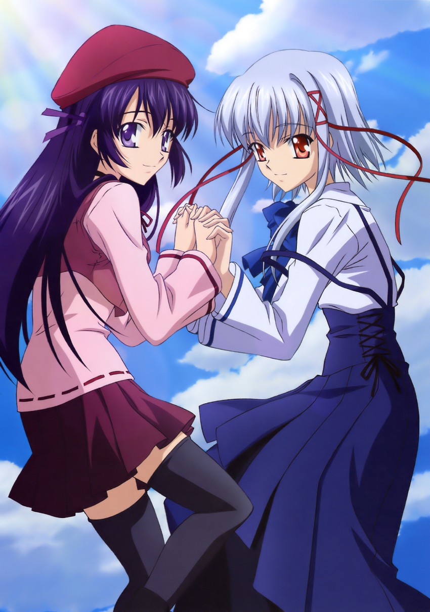 shihou matsuri and morimiya aono (sola) drawn by koga_makoto