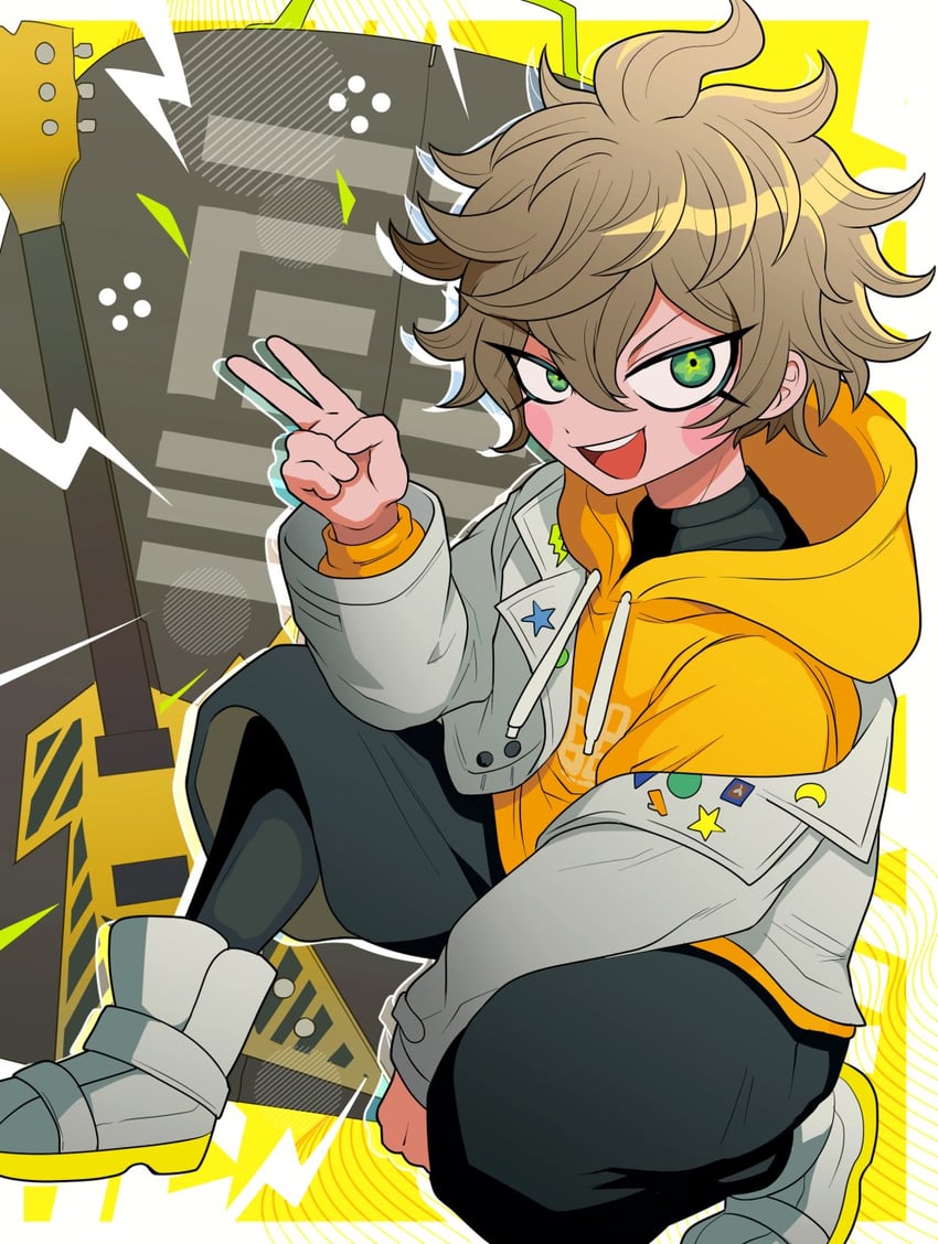 desuhiko thunderbolt (master detective archives: rain code) drawn by g_tsurius