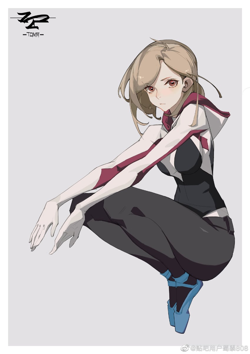 spider-gwen and gwen stacy (marvel and 3 more) drawn by tomafumi