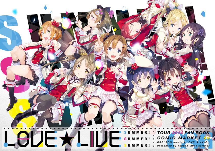 nishikino maki, tojo nozomi, sonoda umi, yazawa nico, ayase eli, and 4 more (love live! and 1 more) drawn by yuugen