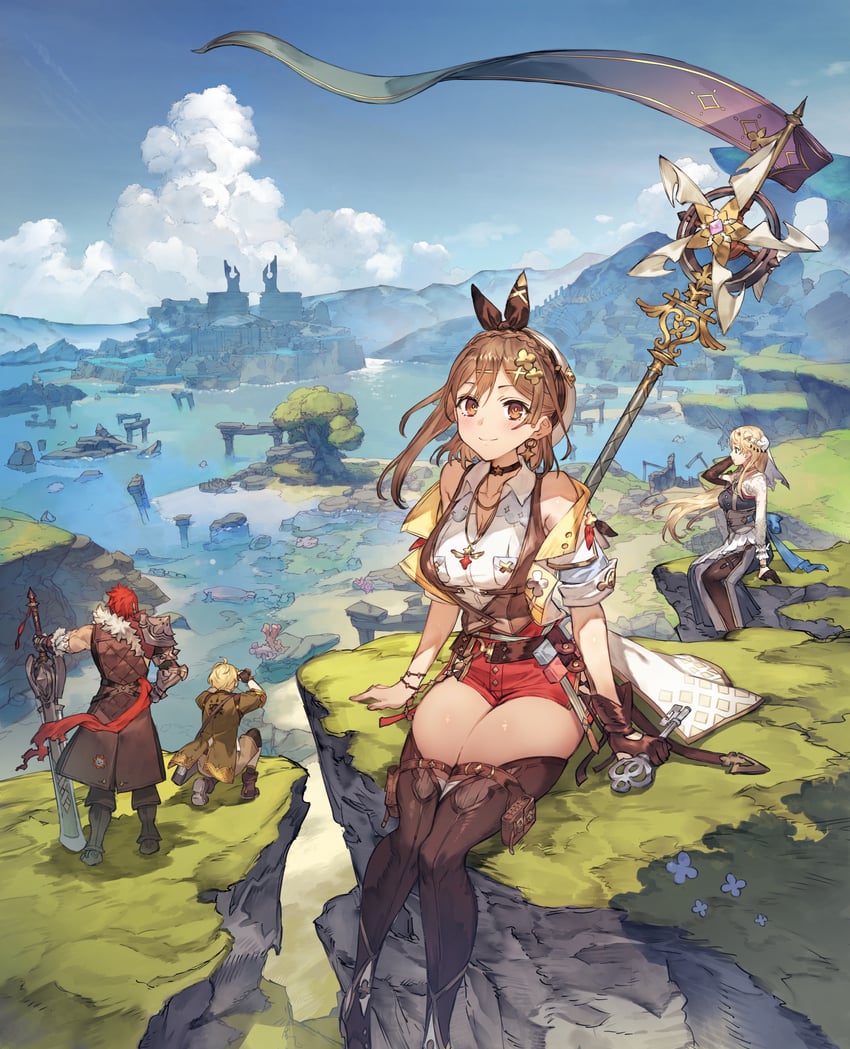 reisalin stout, klaudia valentz, lent marslink, and tao mongarten (atelier and 2 more) drawn by toridamono