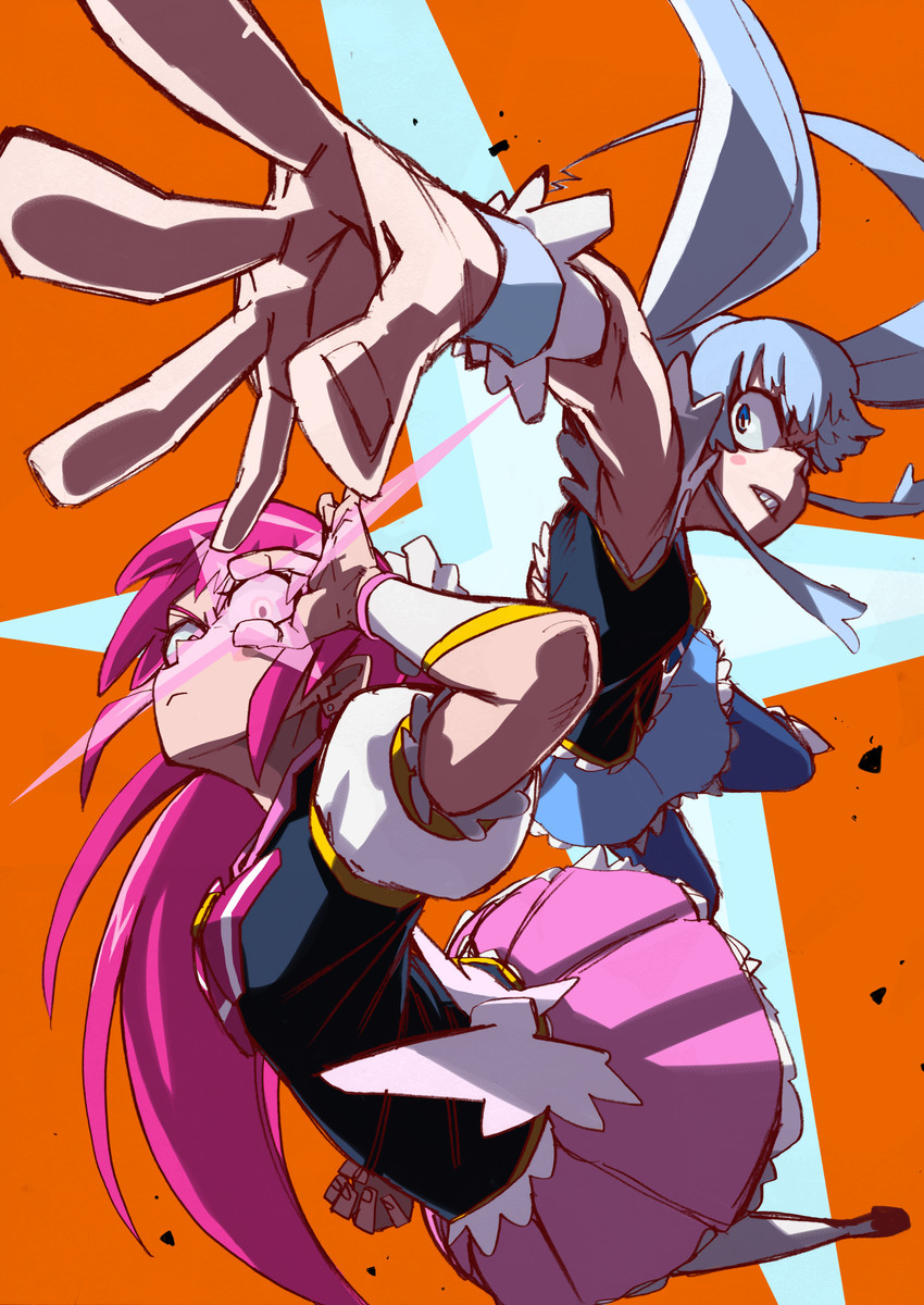 shirayuki hime, aino megumi, cure lovely, and cure princess (precure and 1 more) drawn by horikoshi_kouhei