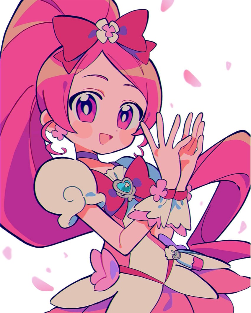 hanasaki tsubomi and cure blossom (precure and 1 more) drawn by umipi