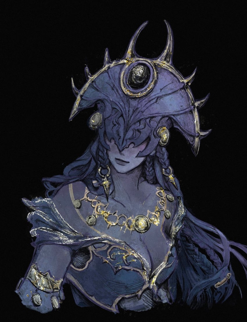 shar (dungeons & dragons and 2 more) drawn by zoe0701