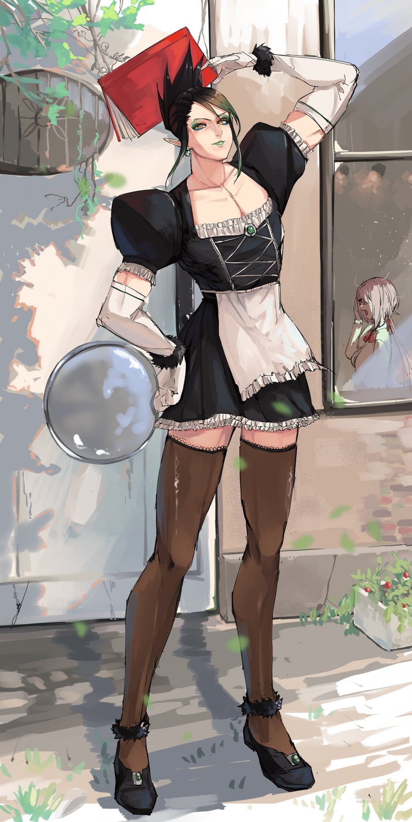 shiina yuika and hanabatake chaika (nijisanji) drawn by ogura_tubuan