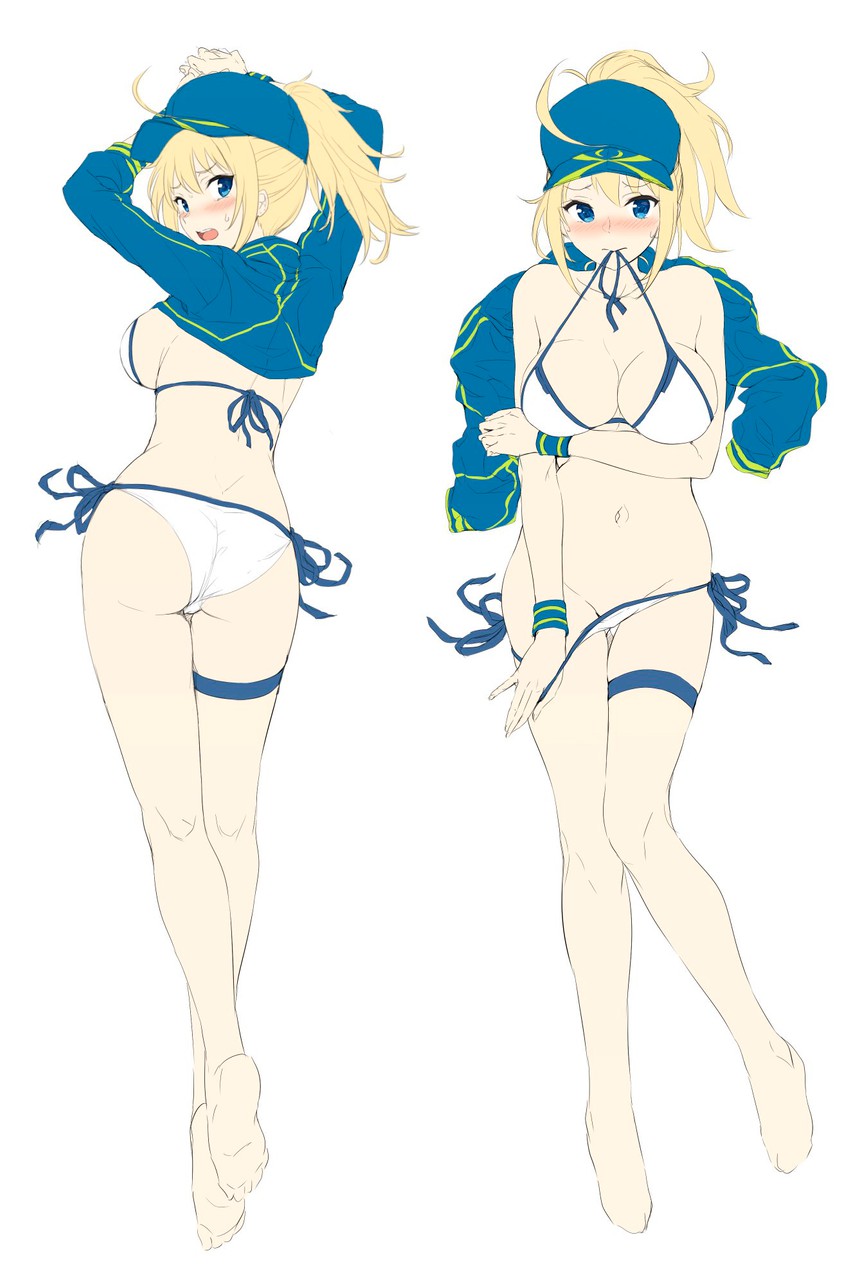artoria pendragon and mysterious heroine xx (fate and 1 more) drawn by akita_hika