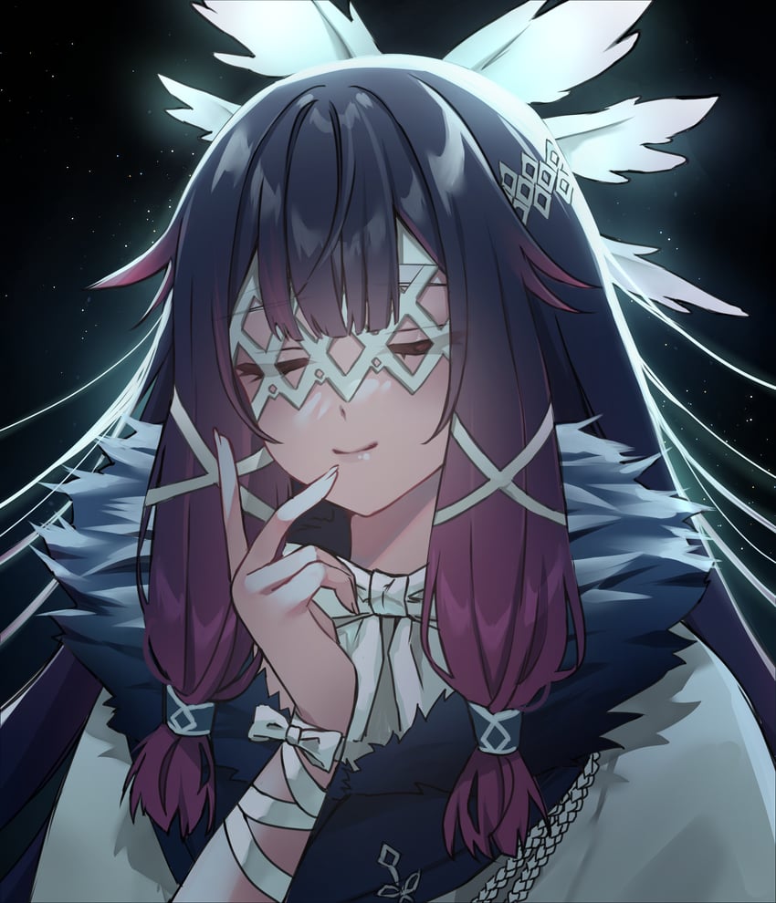columbina (genshin impact) drawn by vitaminechan