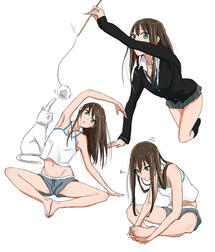 shibuya rin (idolmaster and 1 more) drawn by samidare_(okayou)
