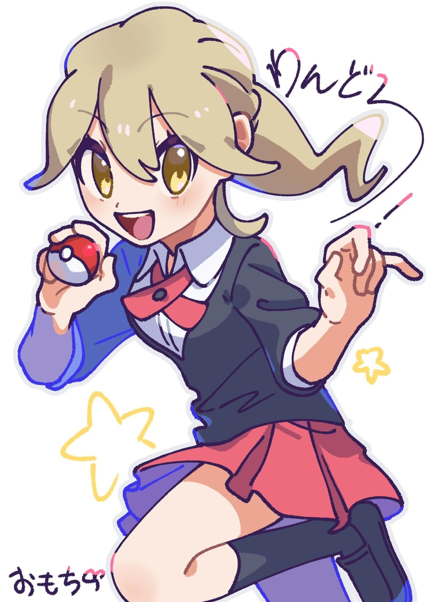 lass (pokemon and 1 more) drawn by omochi_(omotimotittona3)
