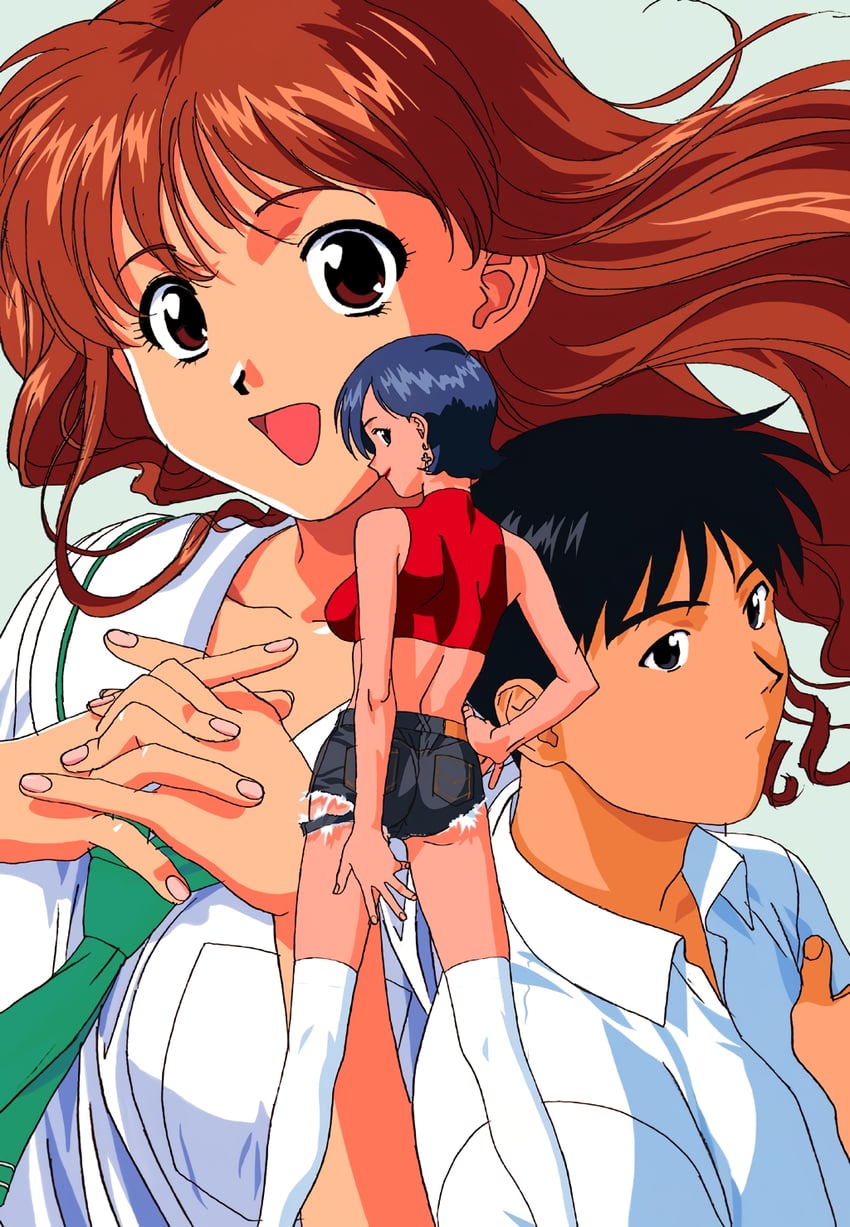 asuka and miki (viper and 2 more) drawn by katsura_ken'ichirou