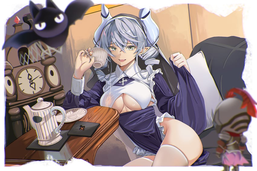 lovely labrynth of the silver castle and knight (yu-gi-oh!) drawn by auguste