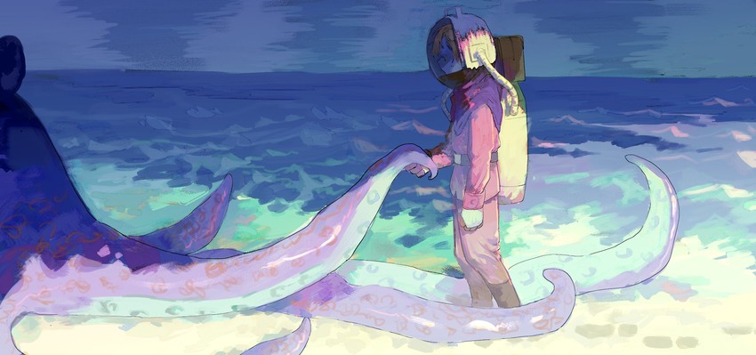 ninomae ina'nis and watson amelia (hololive and 2 more) drawn by noedelsgeest