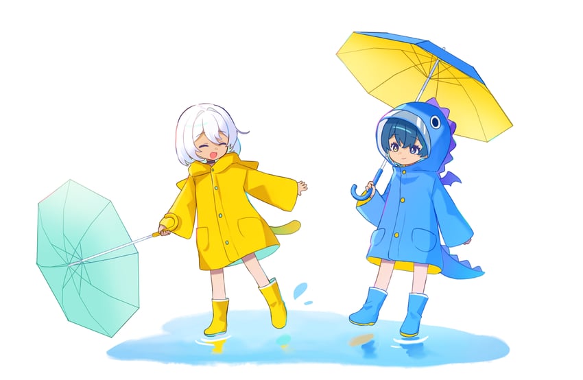 protagonist and the prince (metaphor: refantazio) drawn by pkin_cheezpie