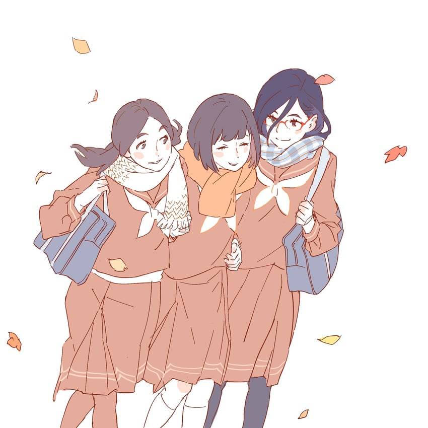 tanaka asuka, nakaseko kaori, and ogasawara haruka (hibike! euphonium) drawn by 55bata6rou